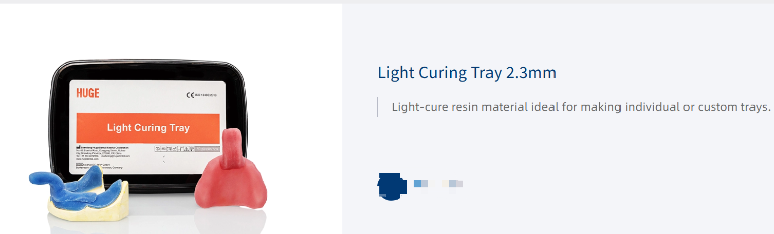 Light Curing Tray 2.3mm product